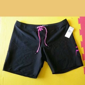 Fox swimming black short size 6 New